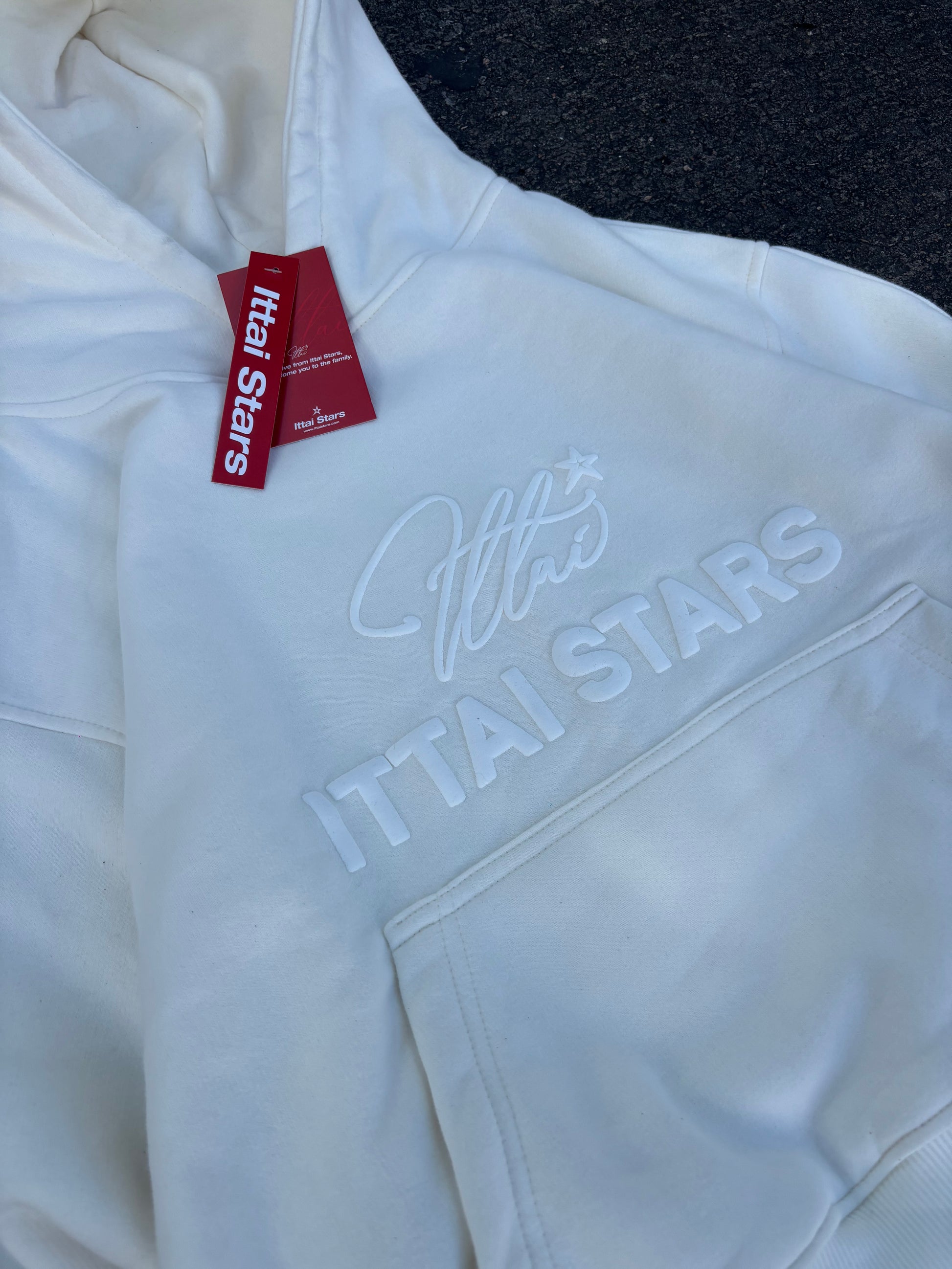 BACK TO BASIC HOODIE - OFF - WHITE