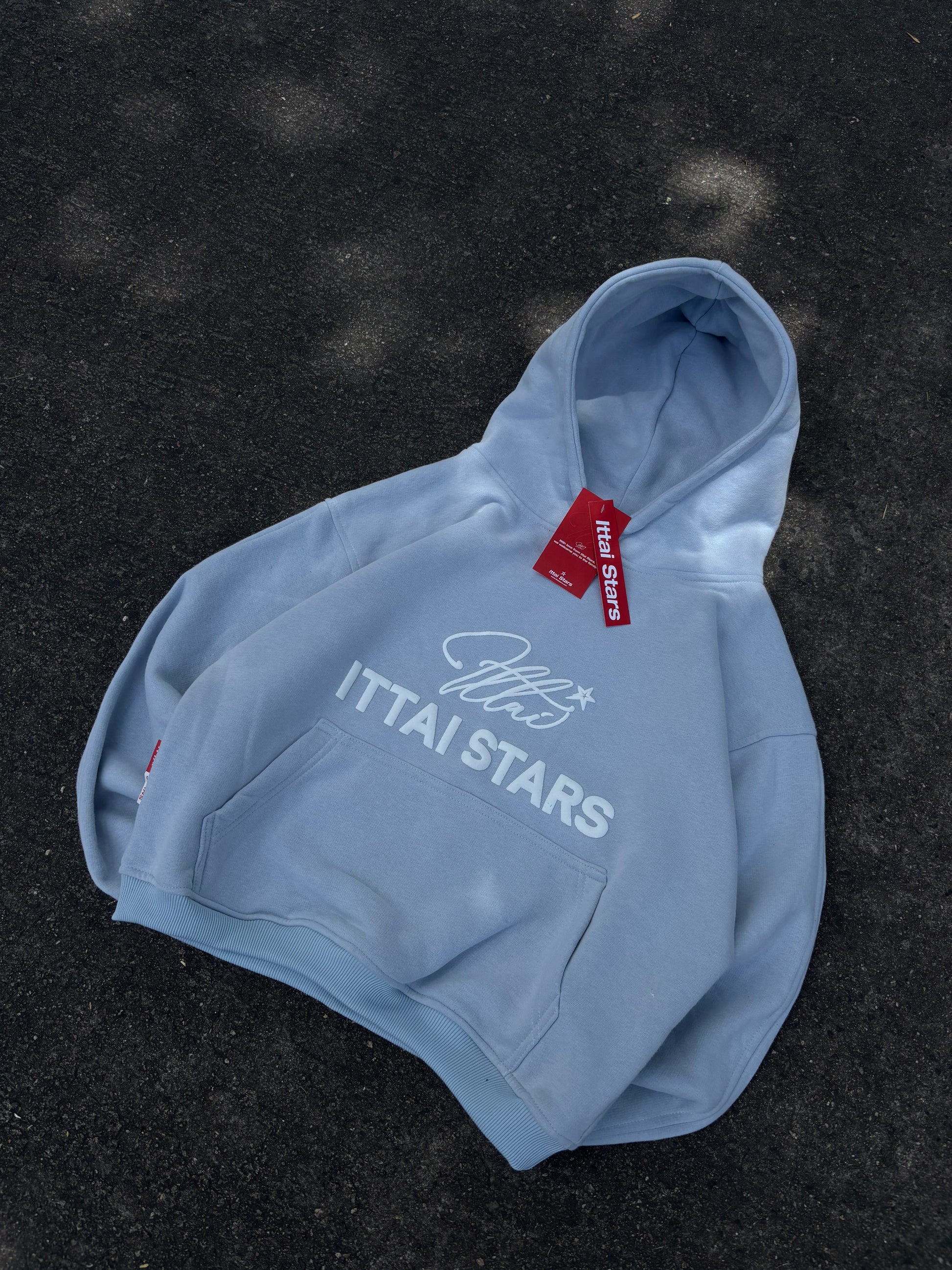 BACK TO BASIC HOODIE - BABY BLUE