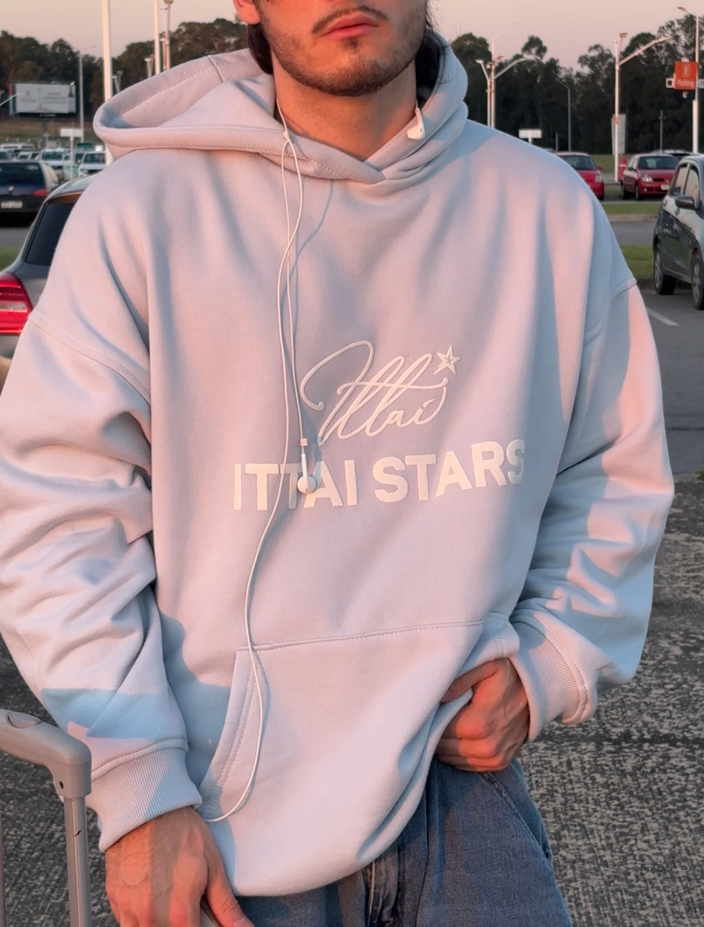 BACK TO BASIC HOODIE - BABY BLUE
