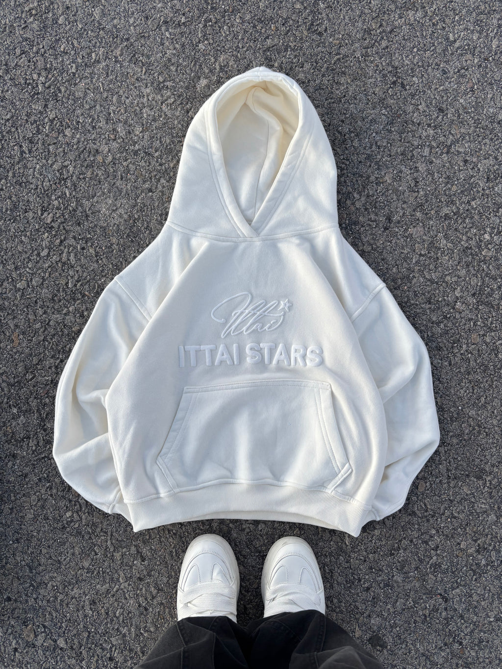 BACK TO BASIC HOODIE - OFF - WHITE