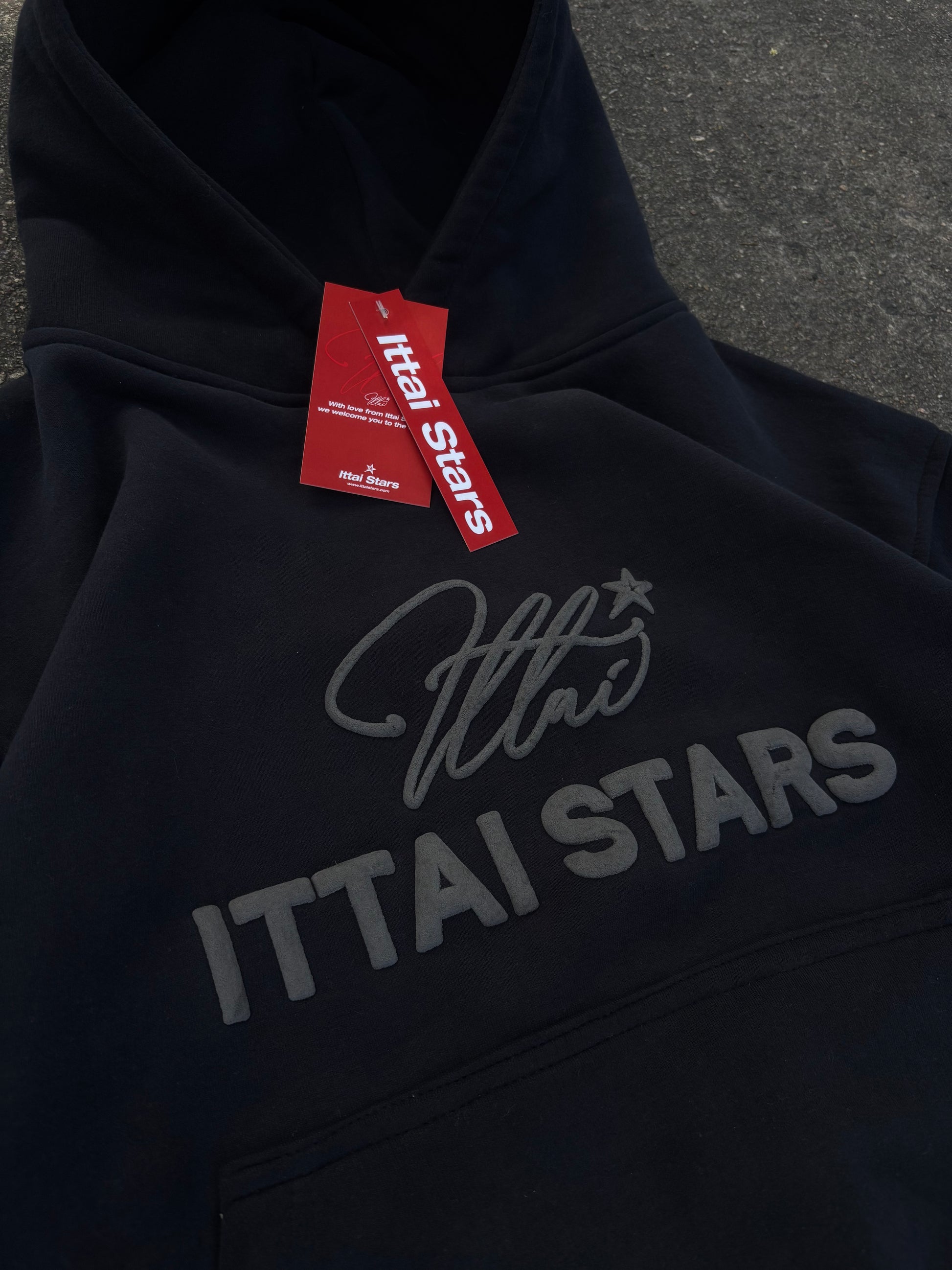 BACK TO BASIC HOODIE - HARD BLACK