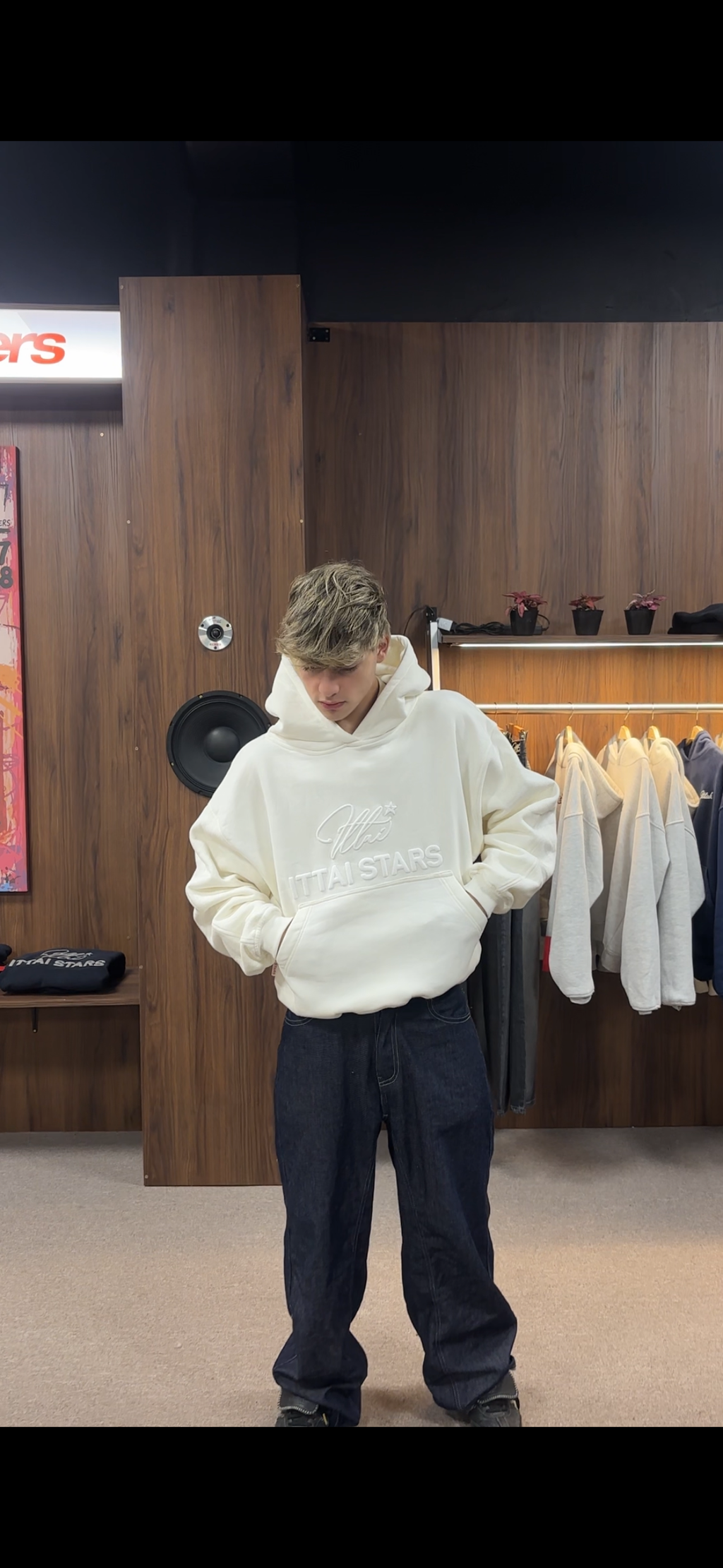 BACK TO BASIC HOODIE - OFF - WHITE