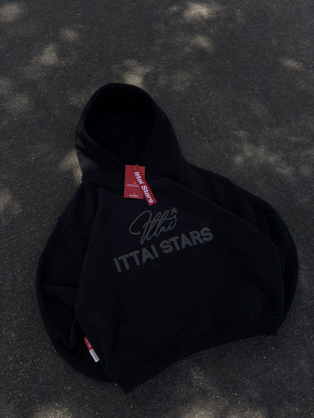 BACK TO BASIC HOODIE - HARD BLACK