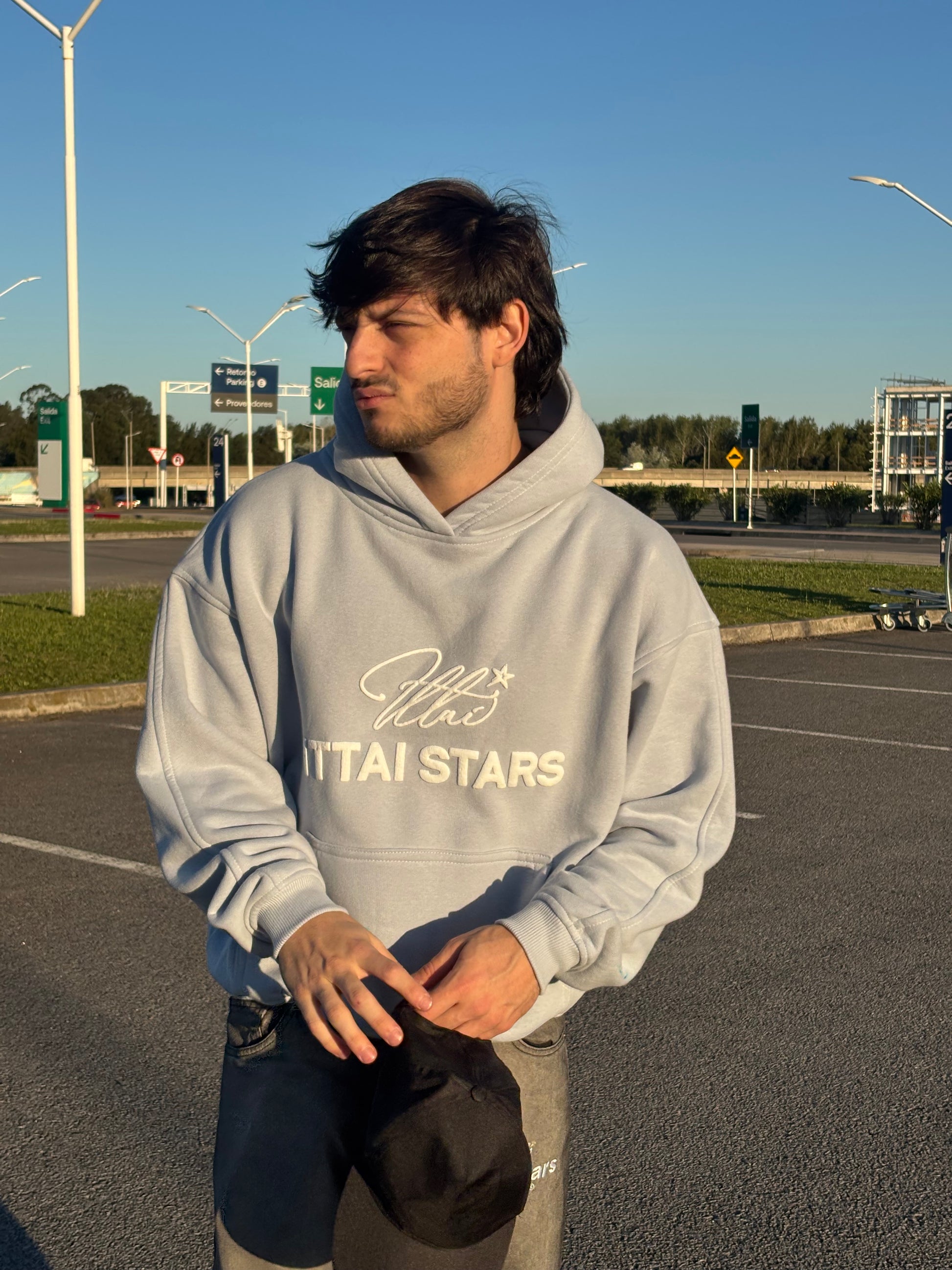 BACK TO BASIC HOODIE - BABY BLUE