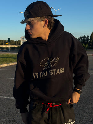 BACK TO BASIC HOODIE - HARD BLACK