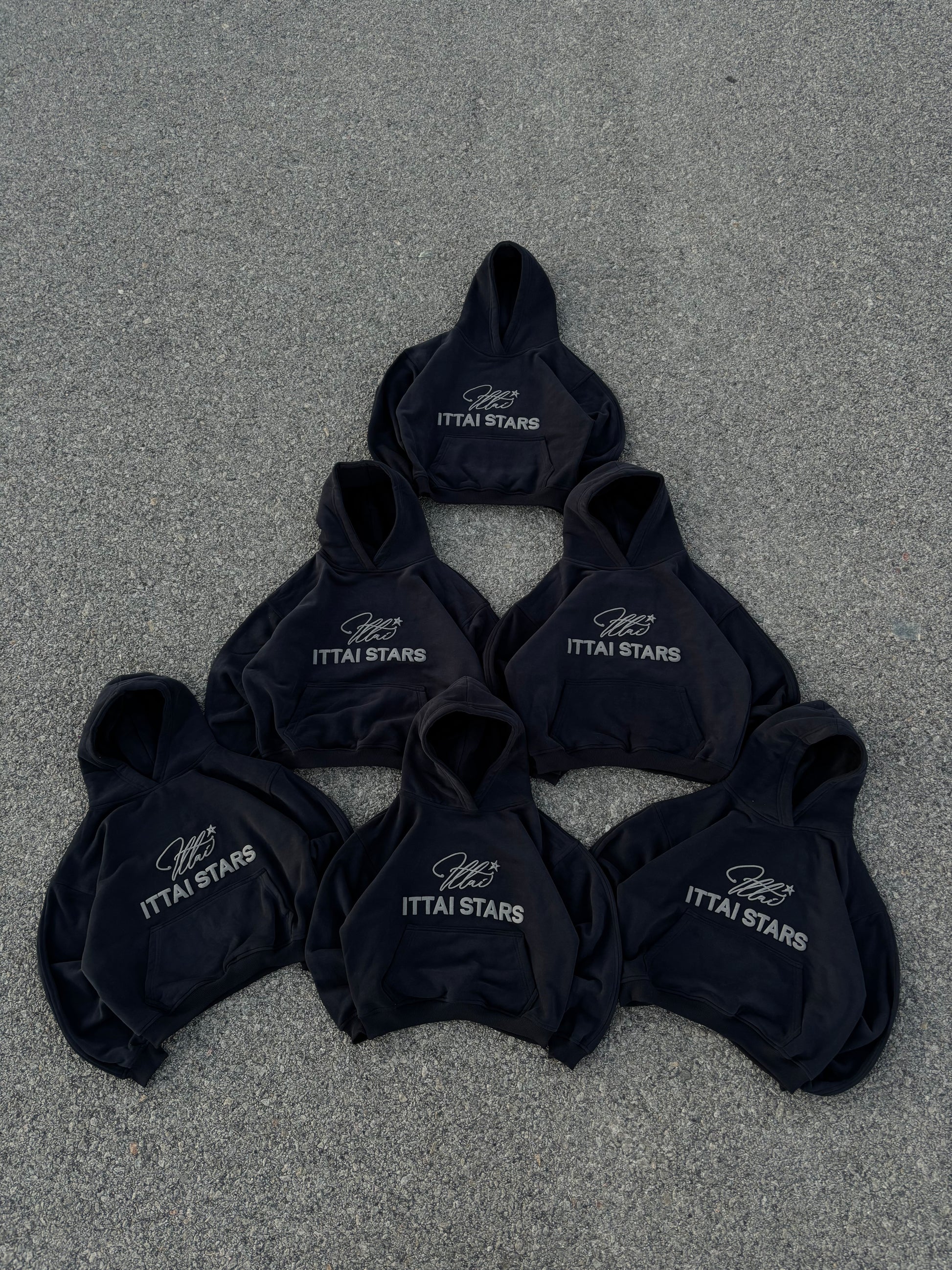 BACK TO BASIC HOODIE - HARD BLACK