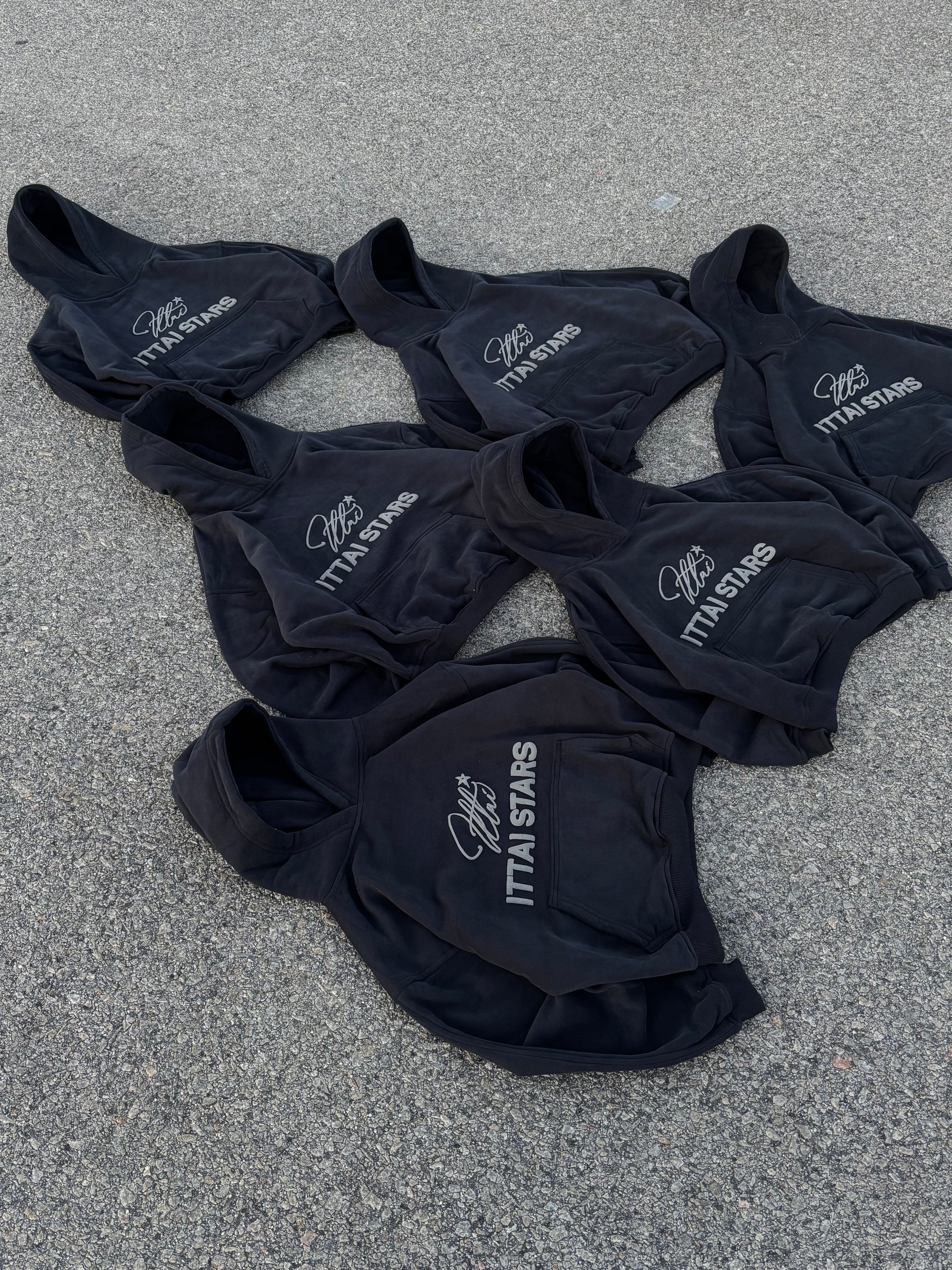 BACK TO BASIC HOODIE - HARD BLACK