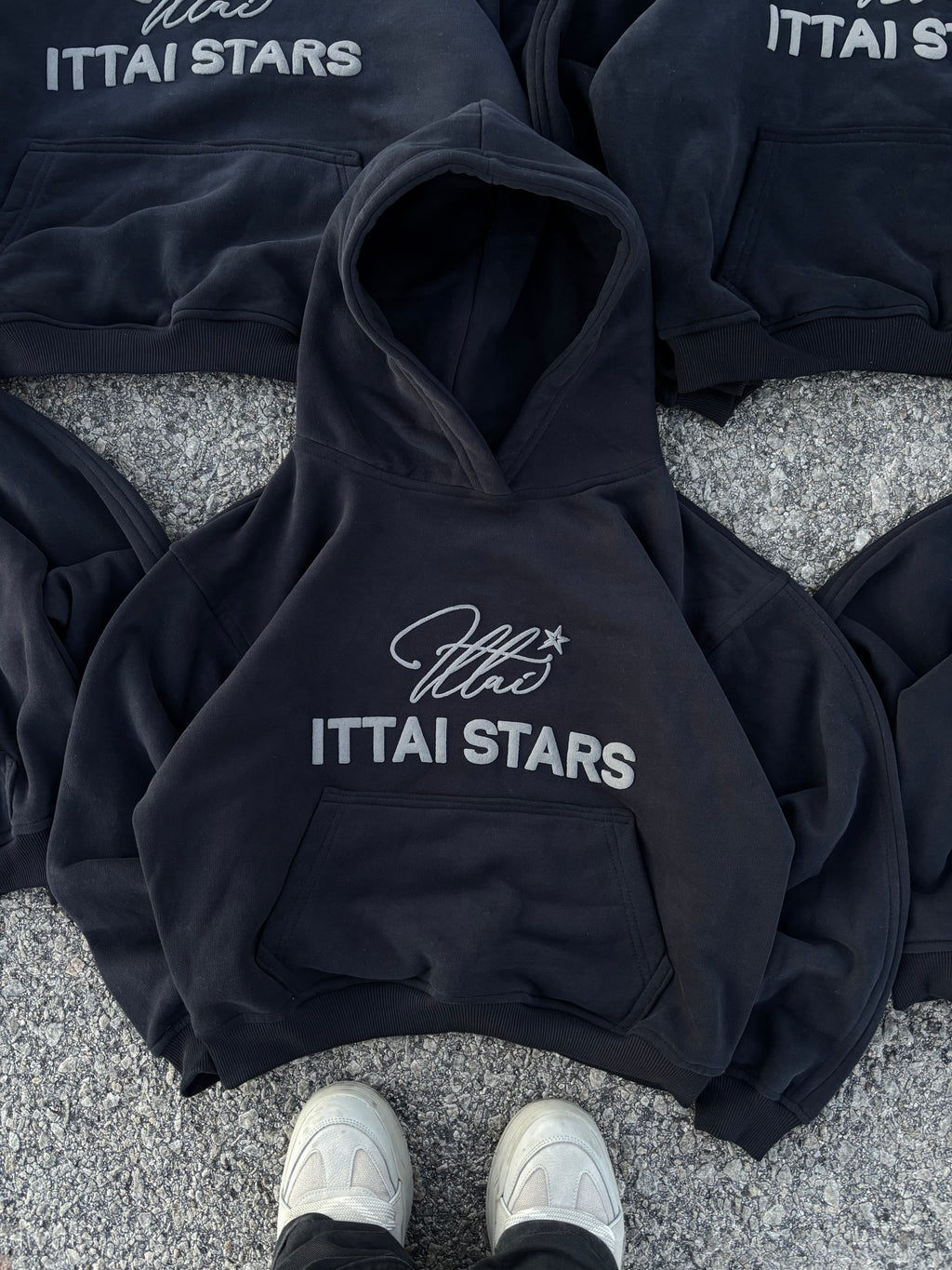 BACK TO BASIC HOODIE - HARD BLACK