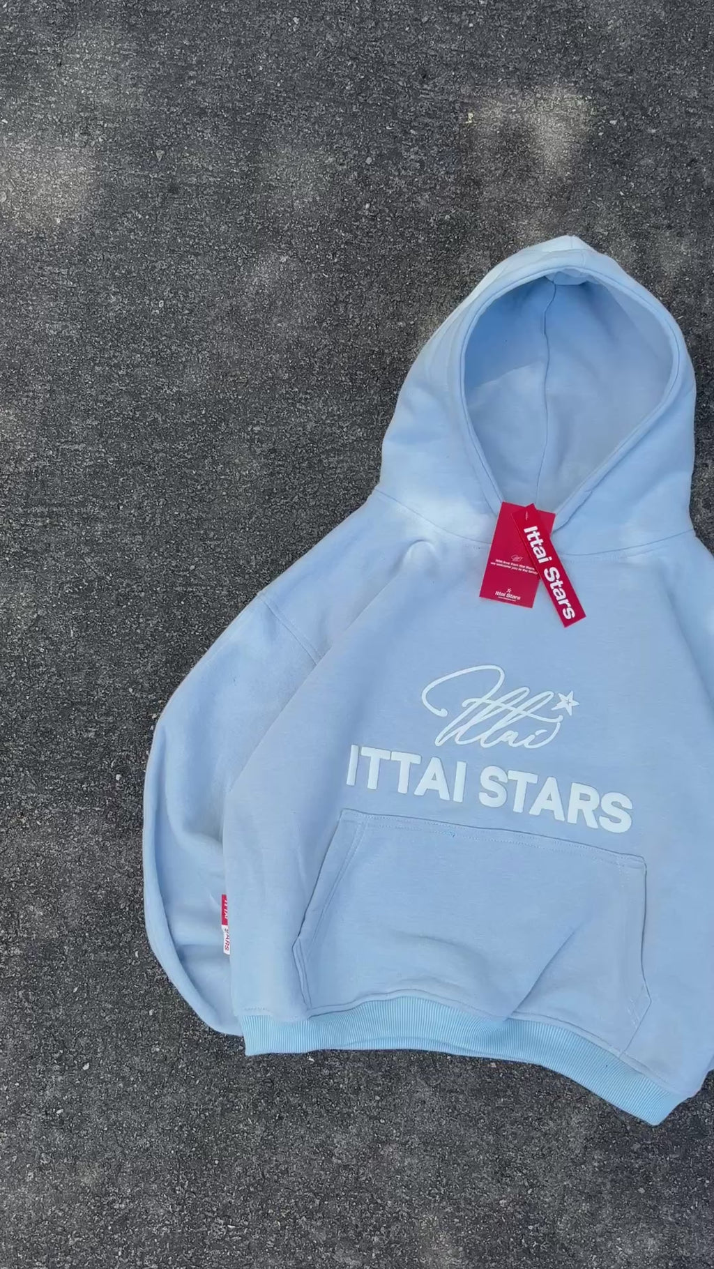 BACK TO BASIC HOODIE - BABY BLUE