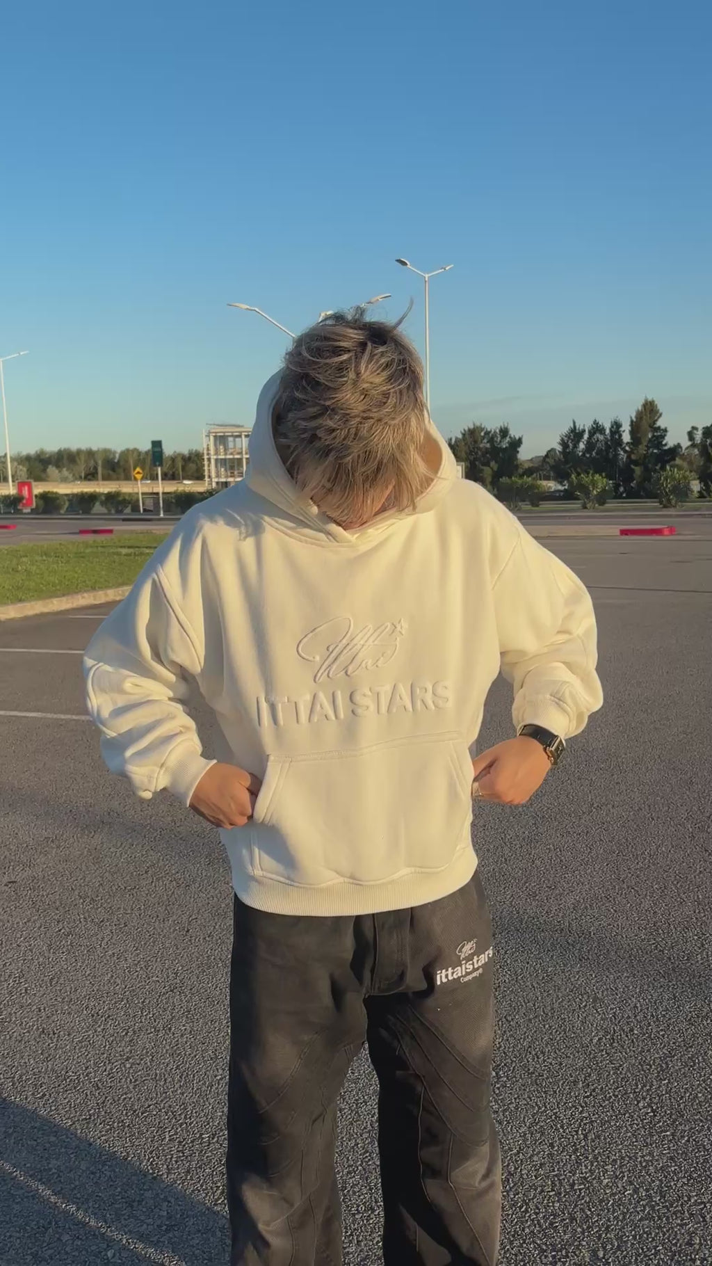BACK TO BASIC HOODIE - OFF - WHITE
